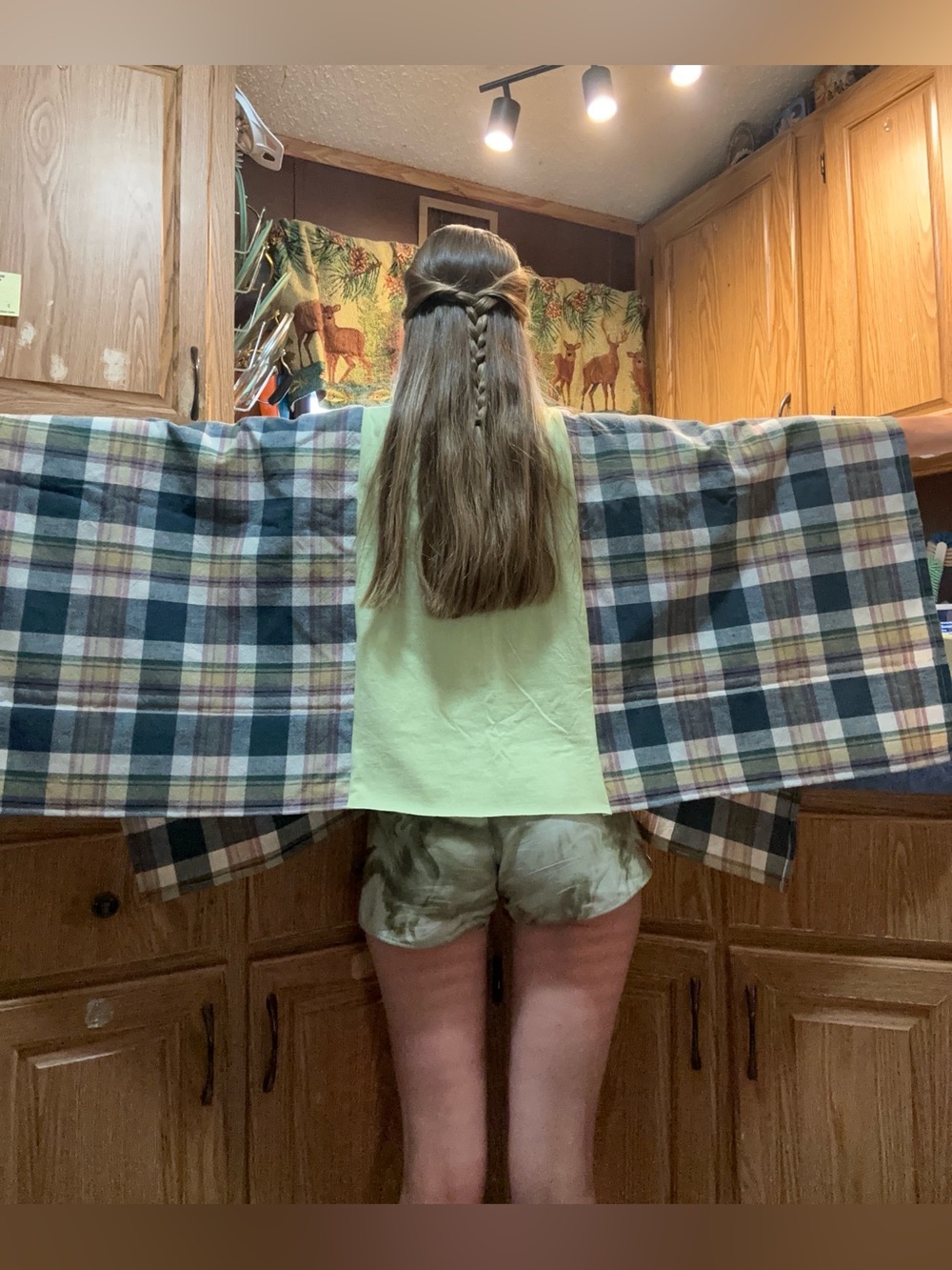 Handmade patchwork poncho - Picture 4 of 5